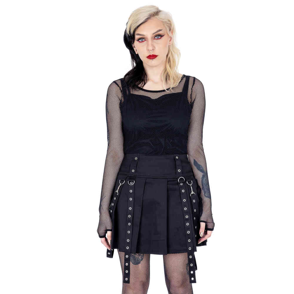 Heartless - Louella Jupe courte - Noir